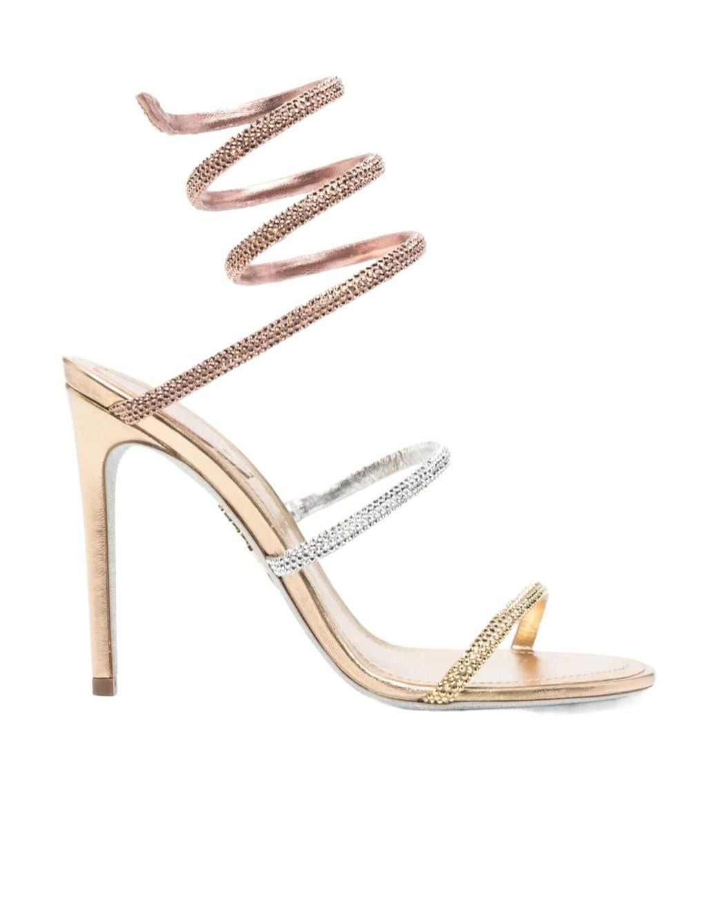 Rene Caovilla Metallic René Caovilla Cleo Embellished Sandals
