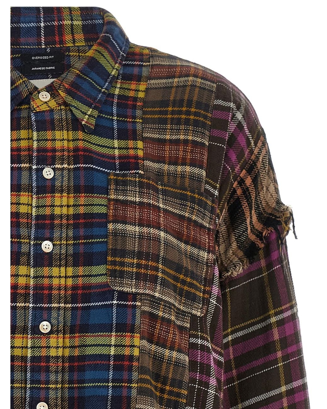 R13 Multicolor Patchwork Shirt