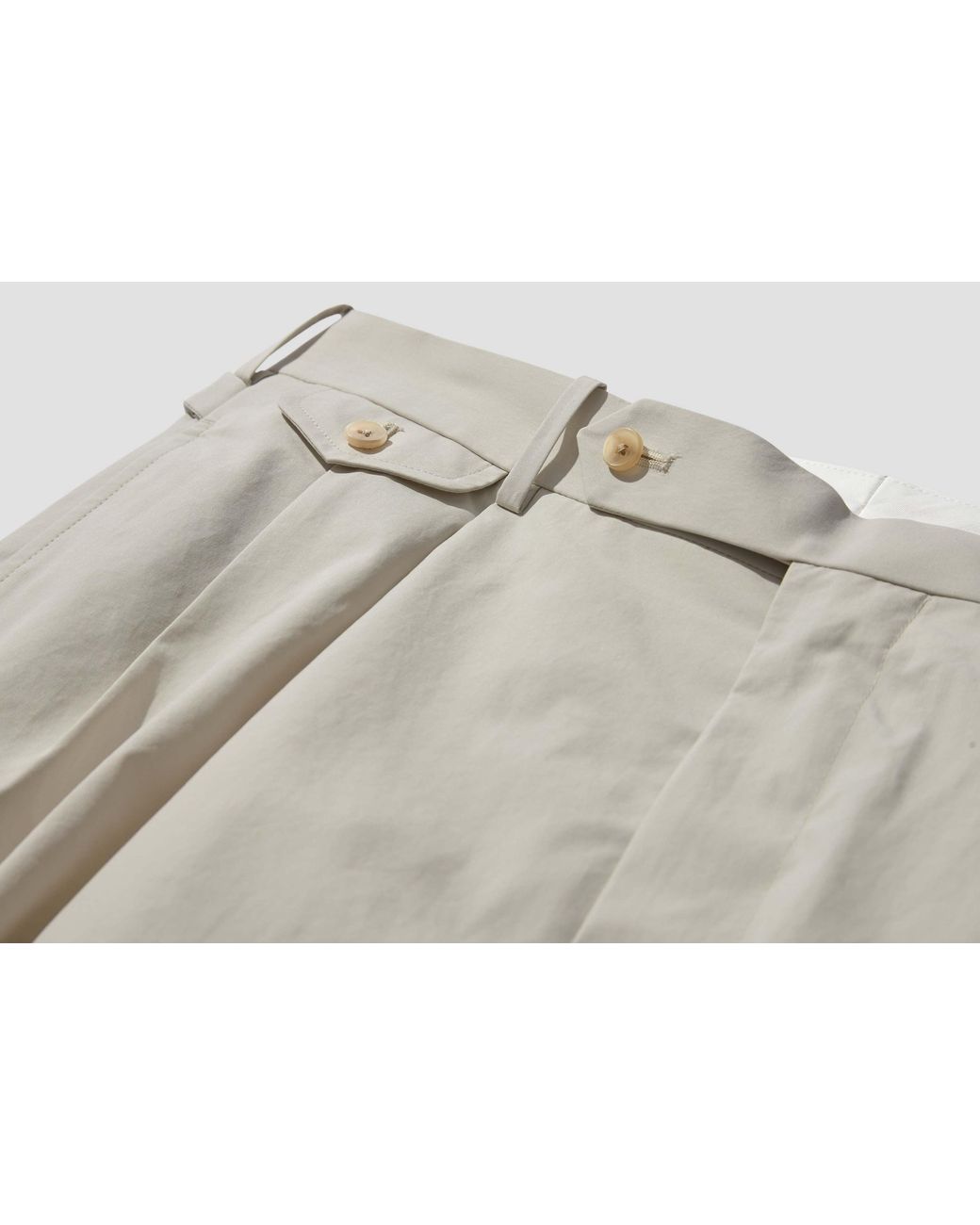 A.PRESSE Gray Casual Pants With Belt Loops for men