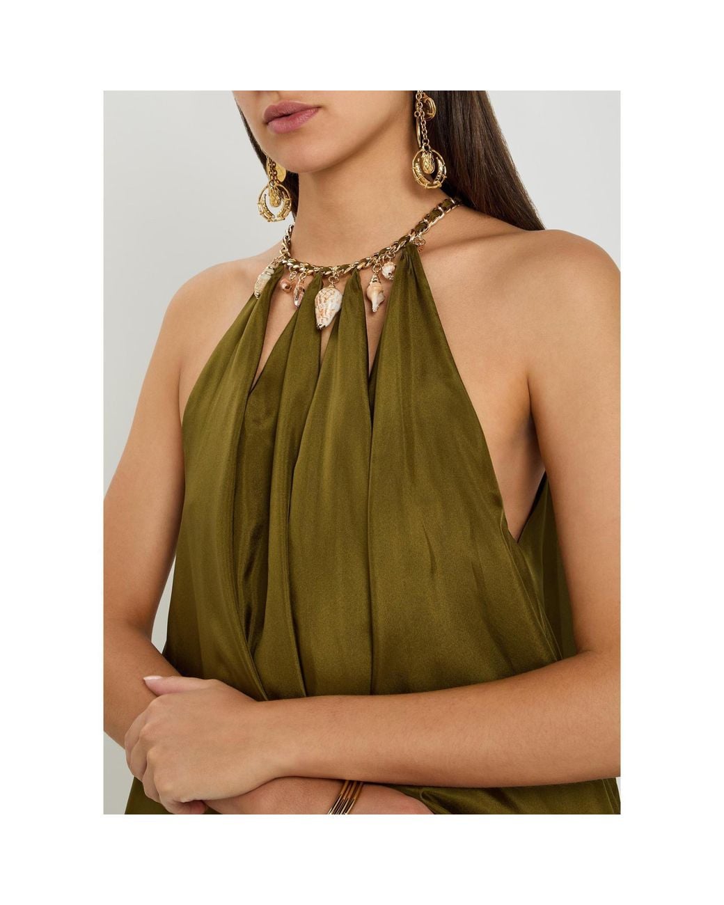 Zimmermann Green Silk Jacket