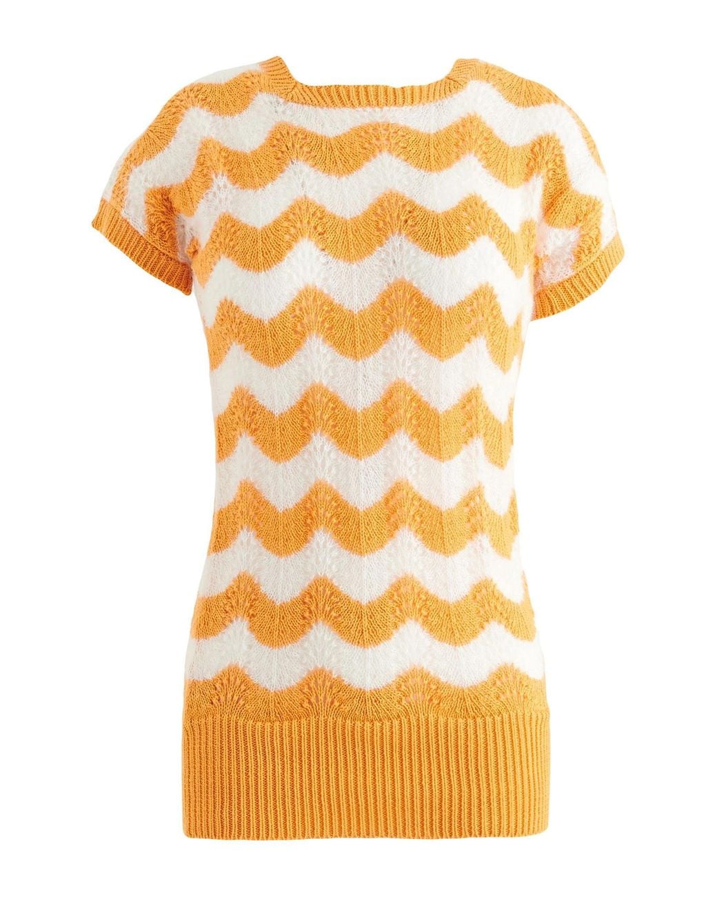 Marni Orange Two-Tone Knitted Jumpers