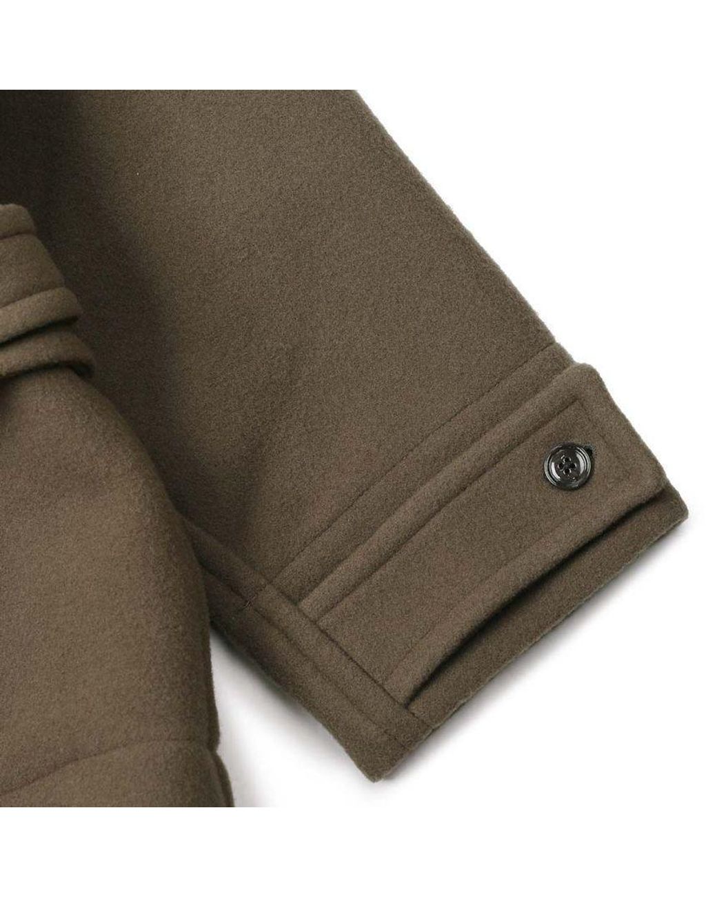 Lemaire Brown Short Duffle Coat