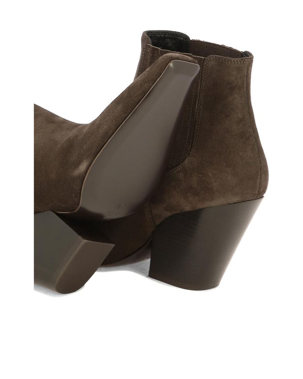 Casadei Brown Suede Ankle Boots For