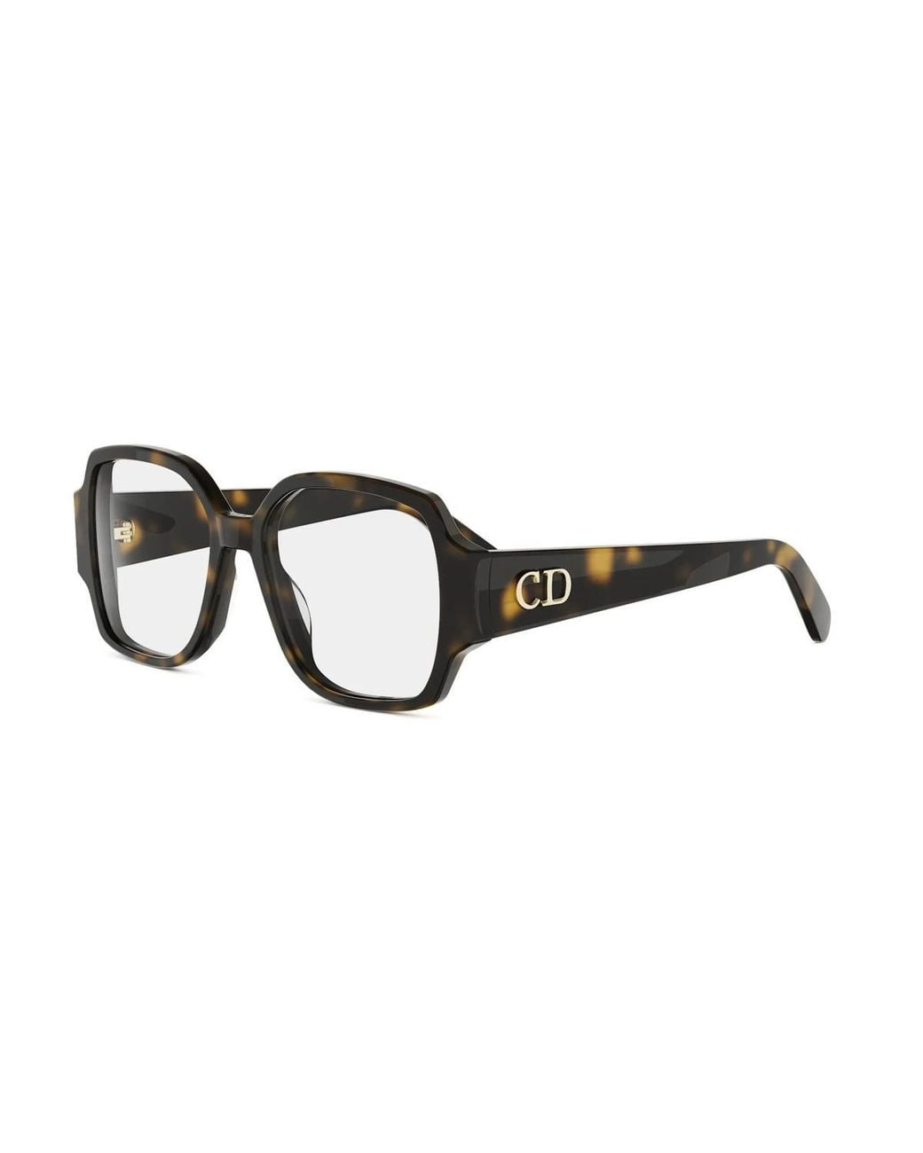 Dior White Eyewear Square Frame Glasses