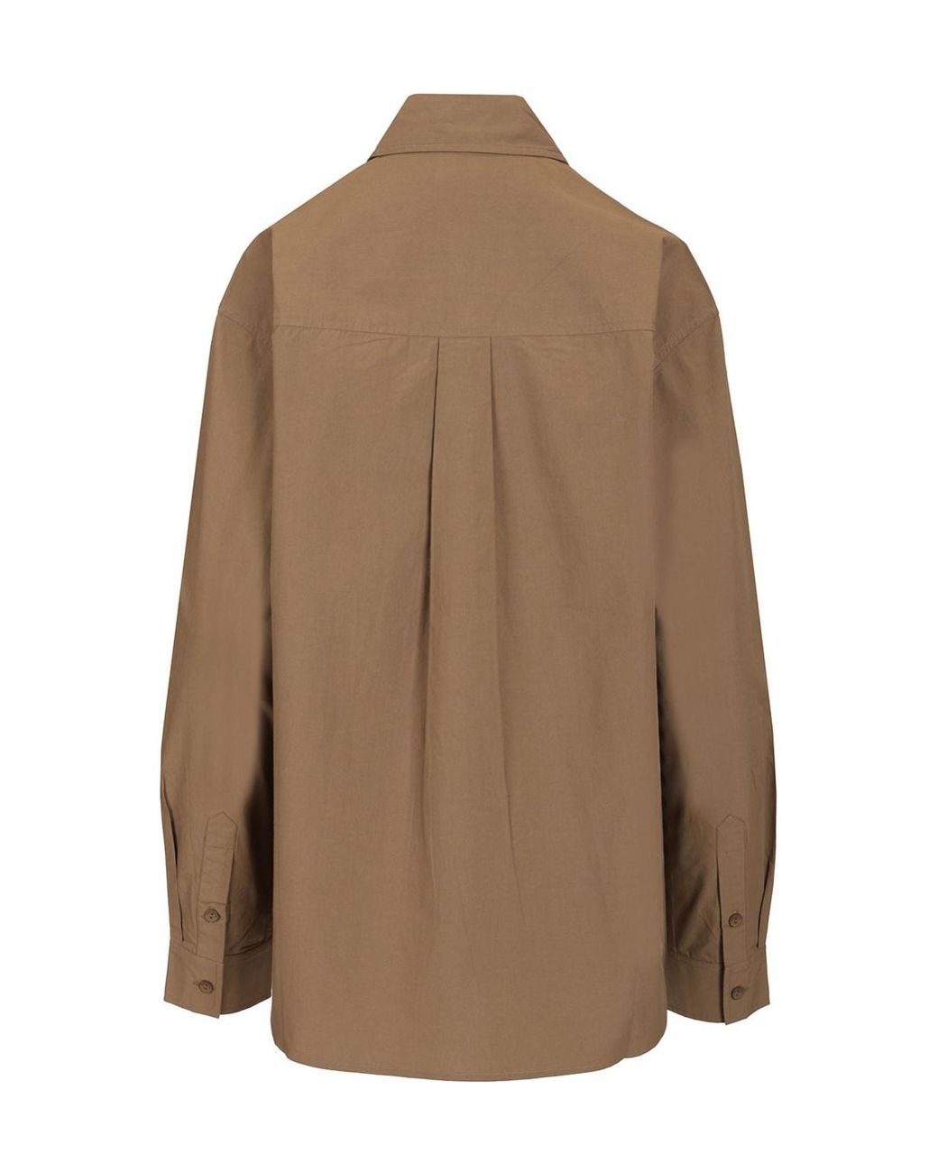 Matteau Brown Relaxed Oversized Shirt