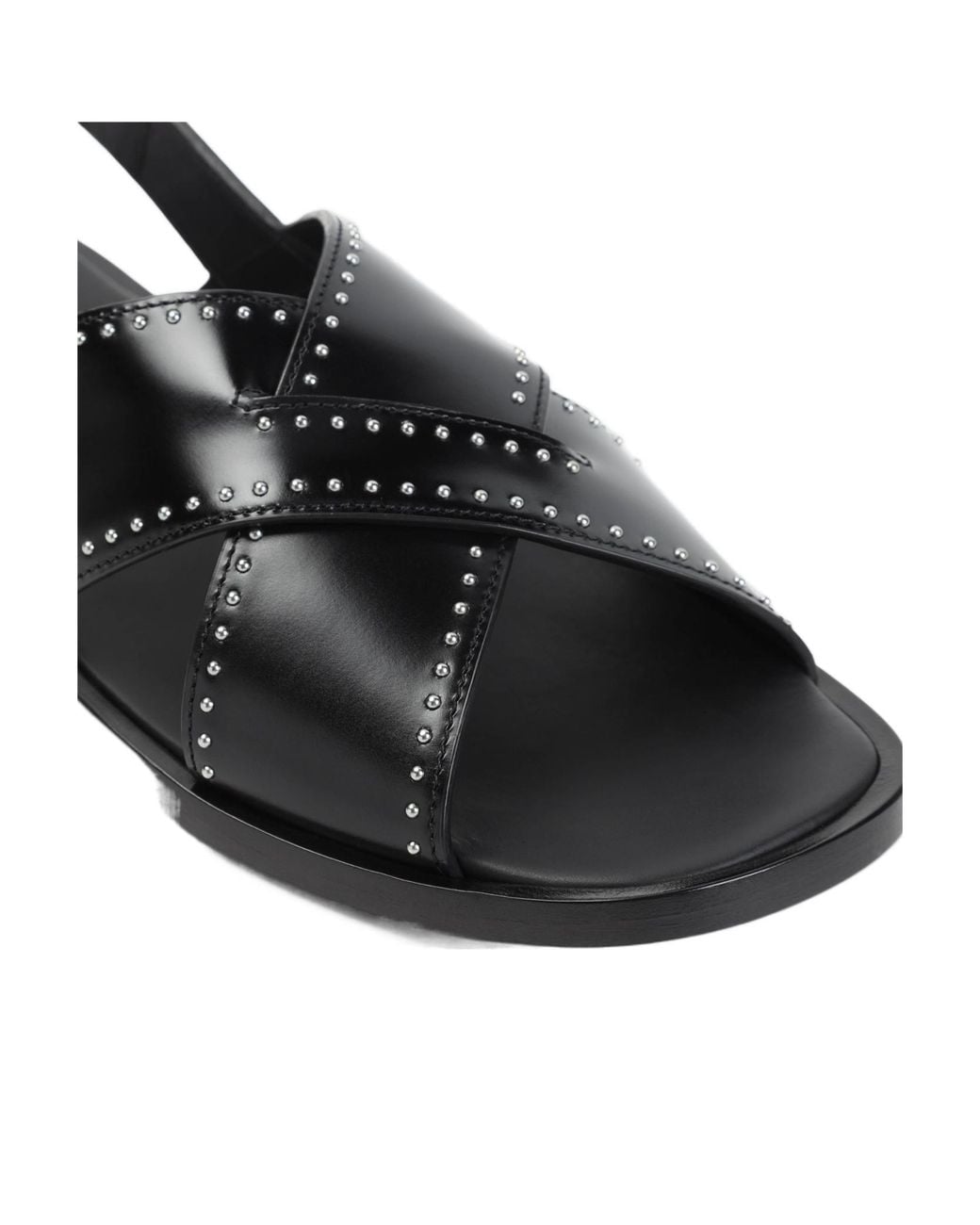 Church's Black Crossover Strapped Oksana Met Sandals
