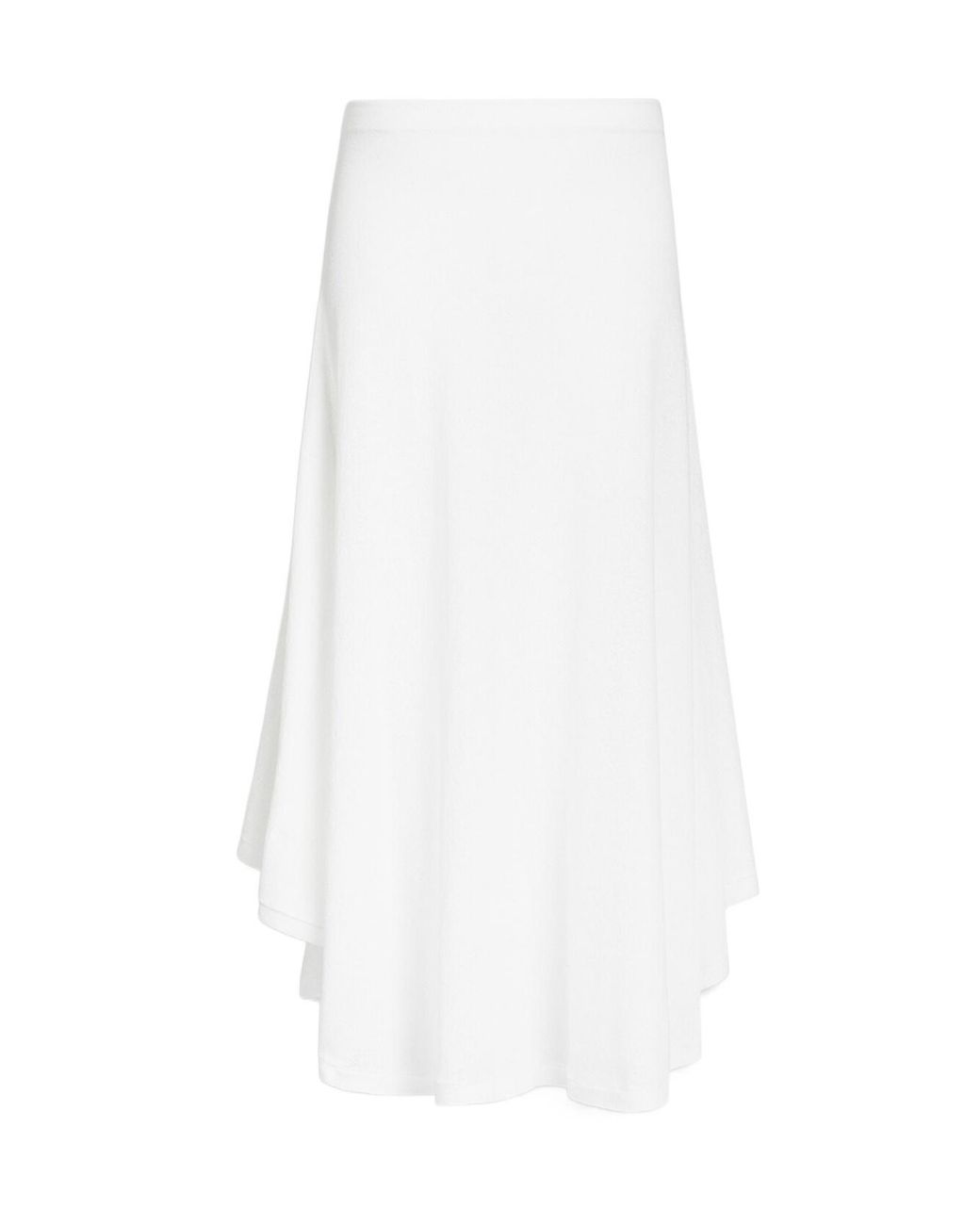 Alaïa White Alaïa Flared Knitted Skirt