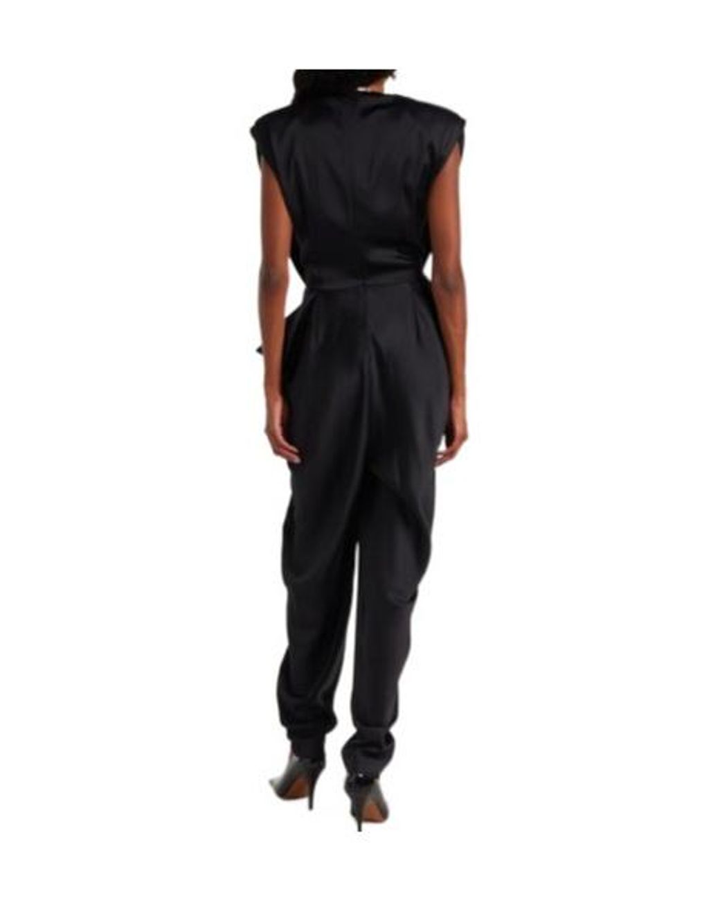 Stella McCartney Black Draped Jumpsuit