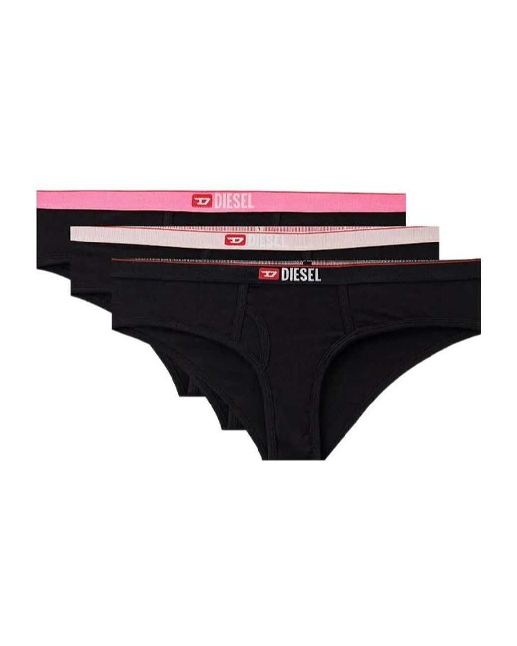 DIESEL Black Three-Piece Briefs Pants