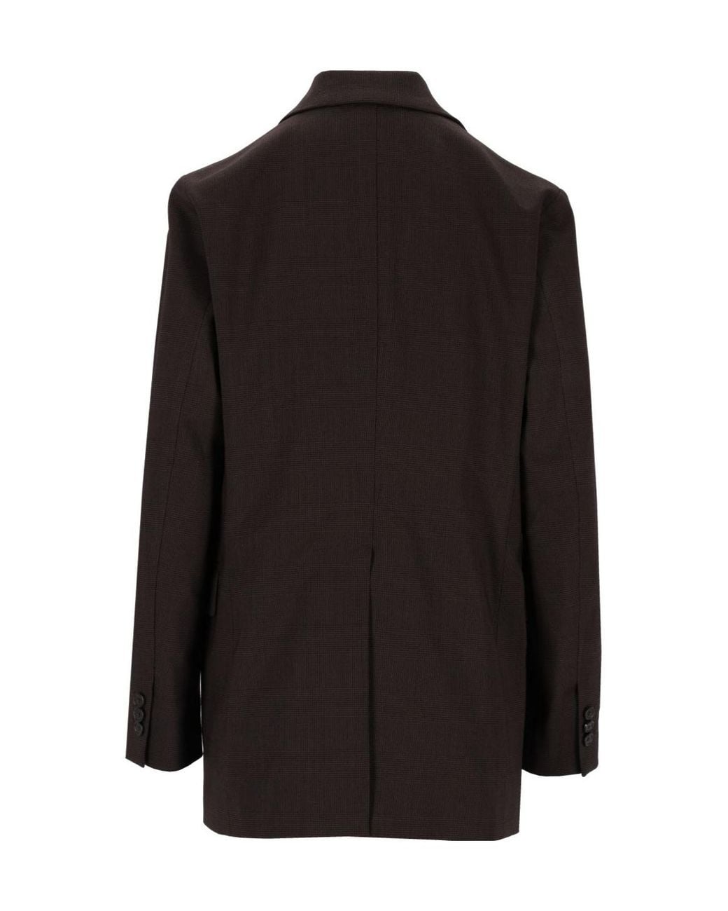 Barena Black Gala Check Blazer