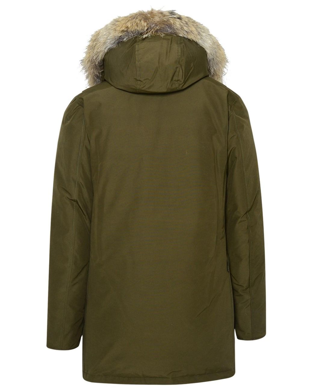 Woolrich Green Arctic Hooded Padded Parka for men