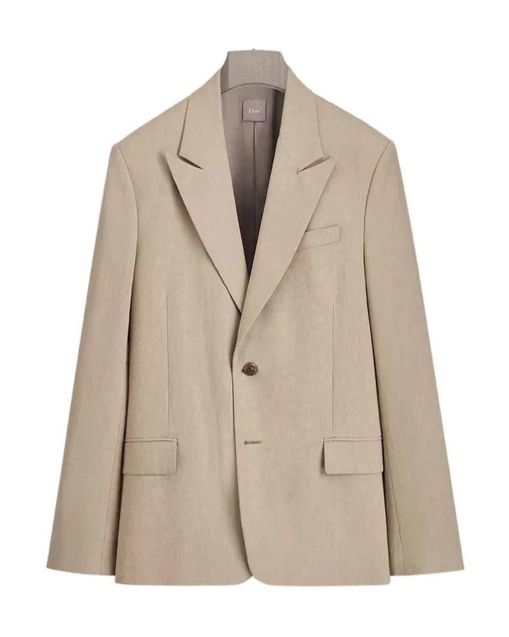 Dior Natural Iviera Single-Breasted Jacket for men