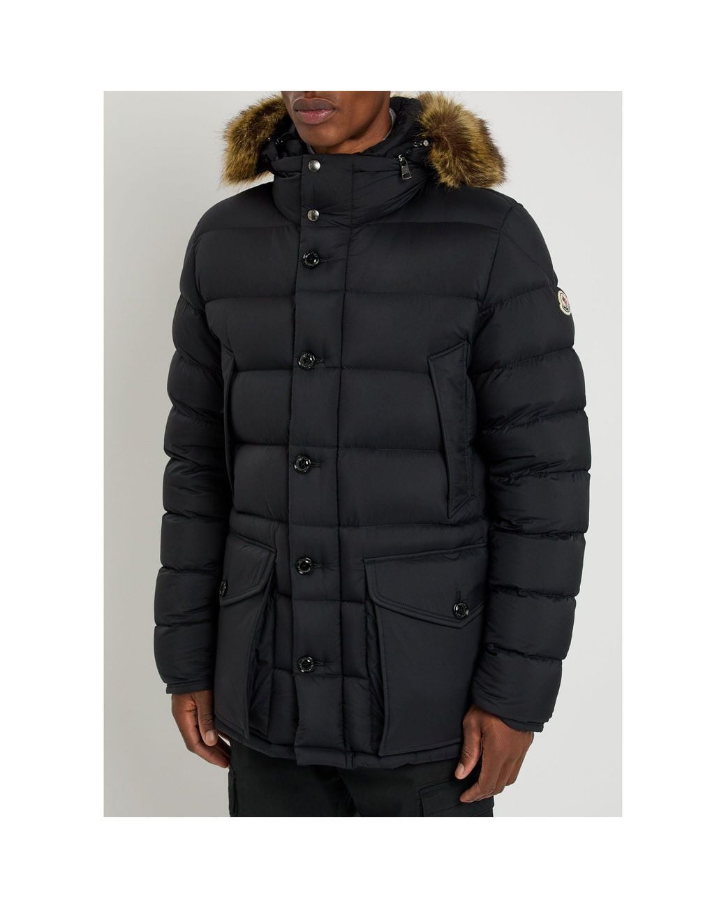 Moncler Blue Down Jacket for men