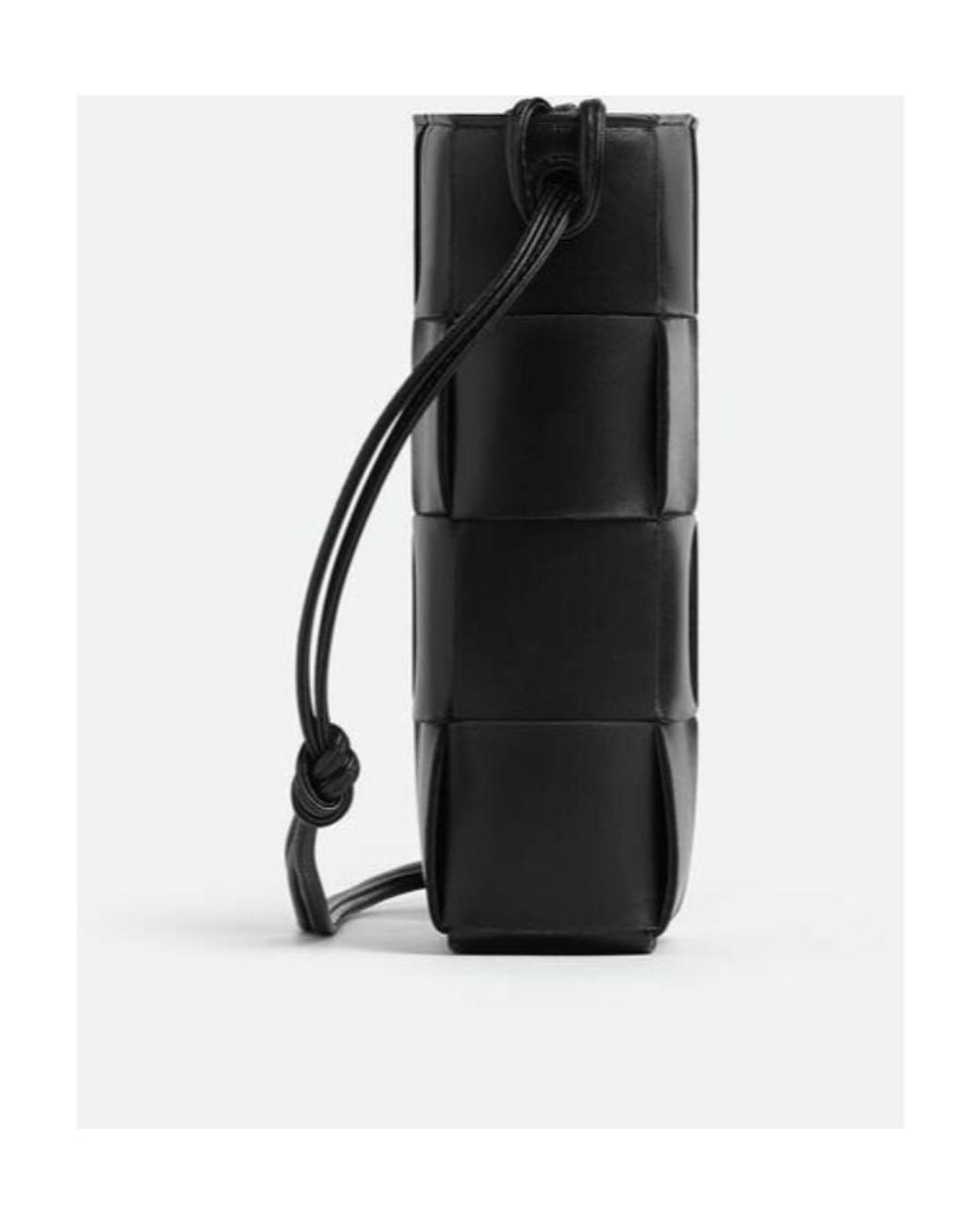 Bottega Veneta Black Woven Strap Phone Case