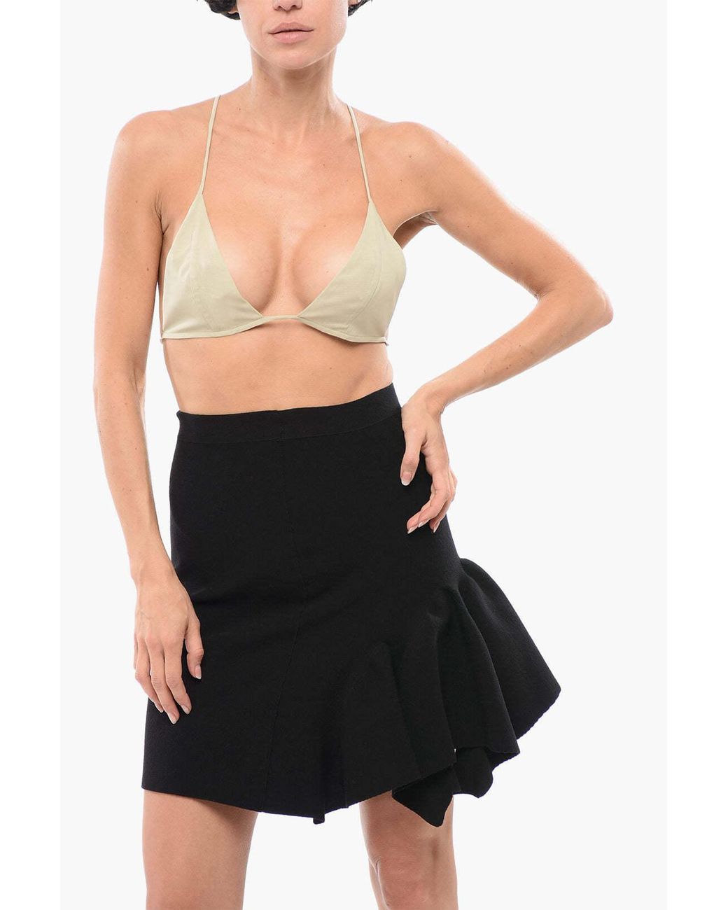 Philosophy Di Lorenzo Serafini Gray Rear-Closure Bra Top
