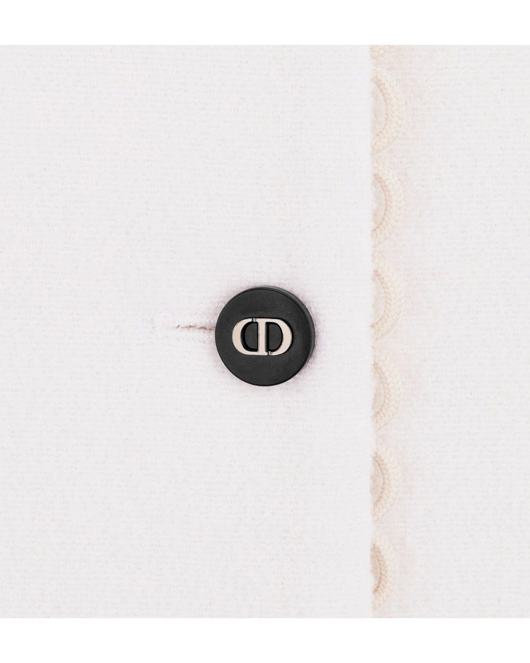 Dior White Cropped Jacket