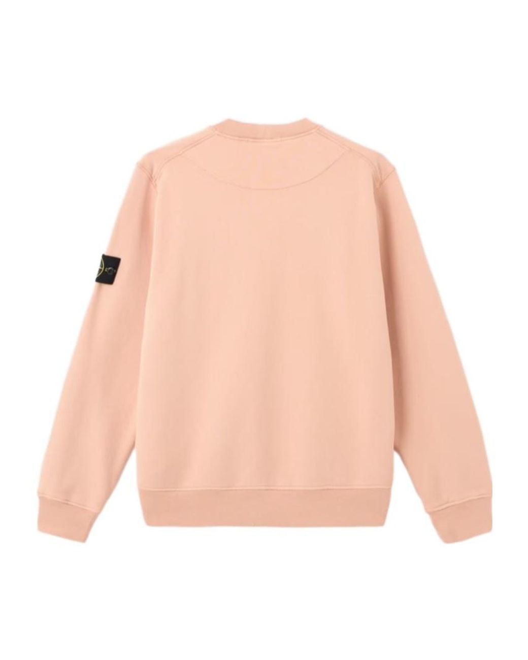 Stone Island Pink Logo Patch Sweatshirt for men