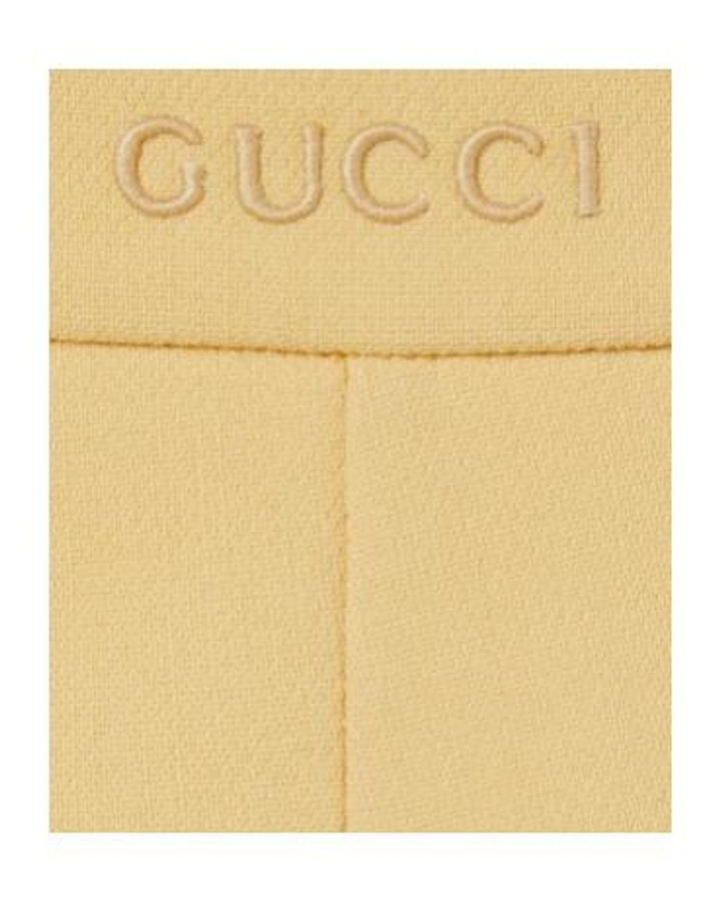 Gucci Yellow Straight-Leg Tailored Trousers