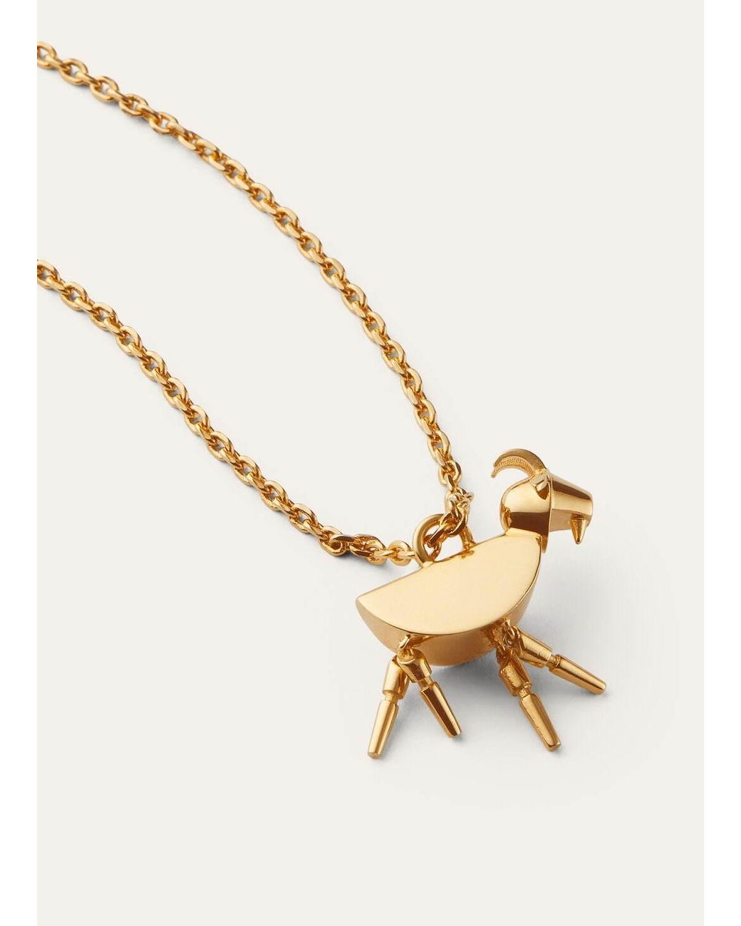 Loro Piana Metallic Baby Goat Necklace