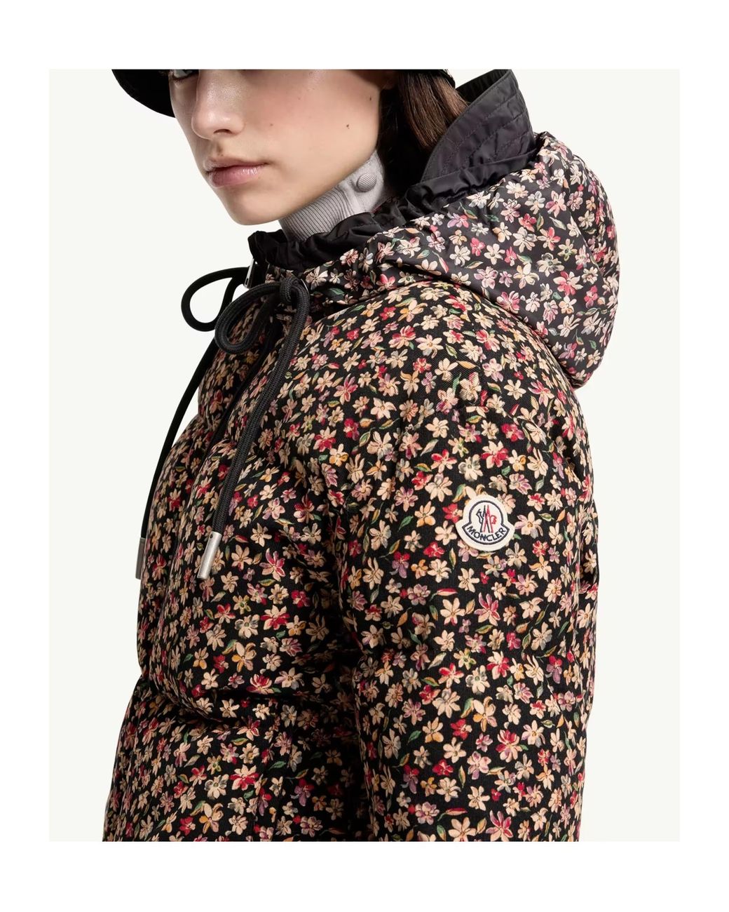 Moncler Brown Becfigue Hooded Down Jacket
