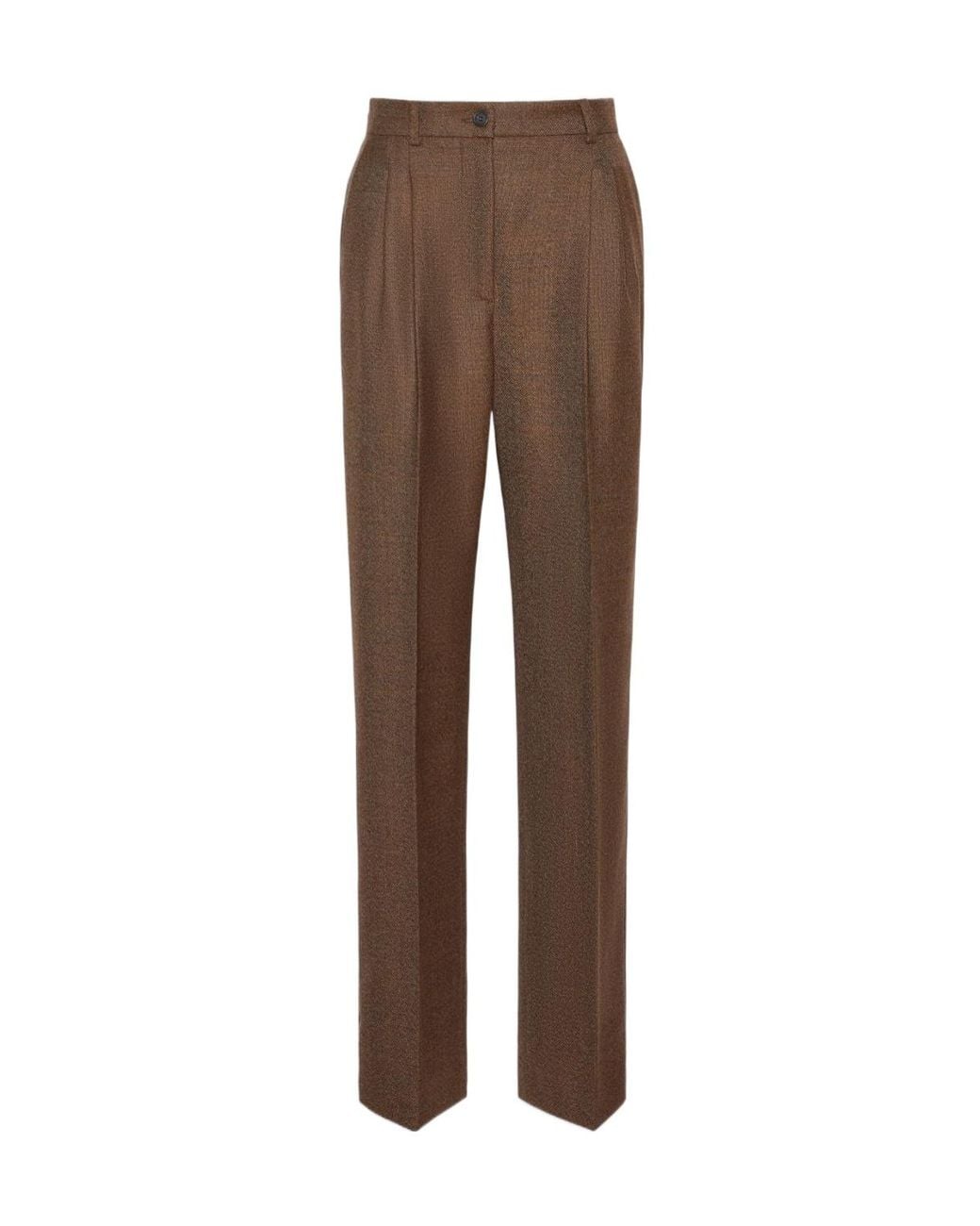 Weekend by Maxmara Brown Wool Carrot Trouser