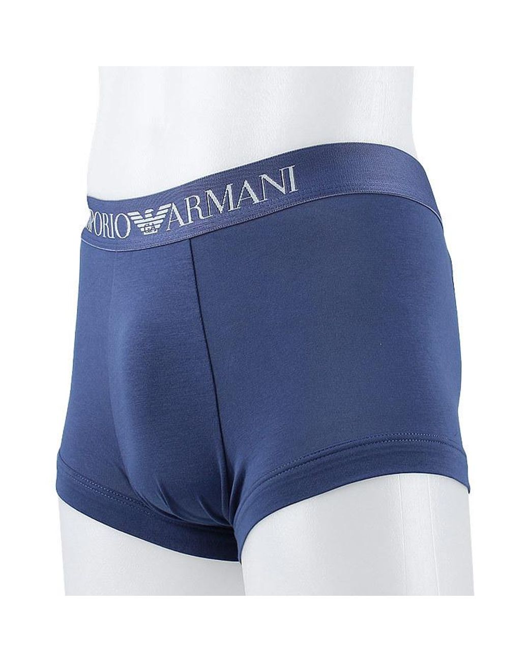 Emporio Armani Blue Elastic Waist Boxer Panties for men
