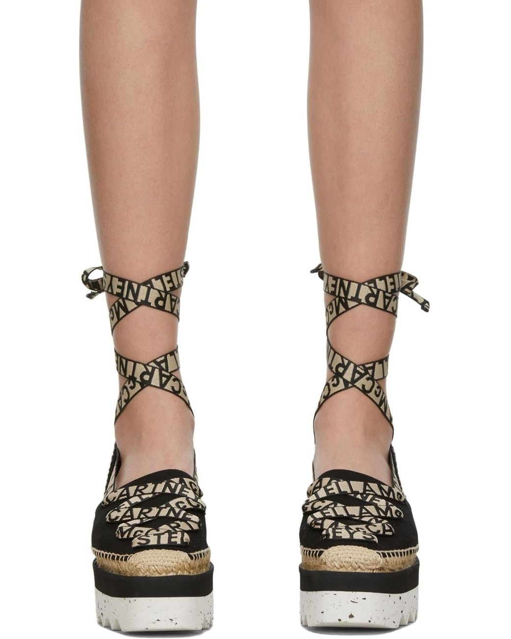 Stella McCartney Black Flat Shoes