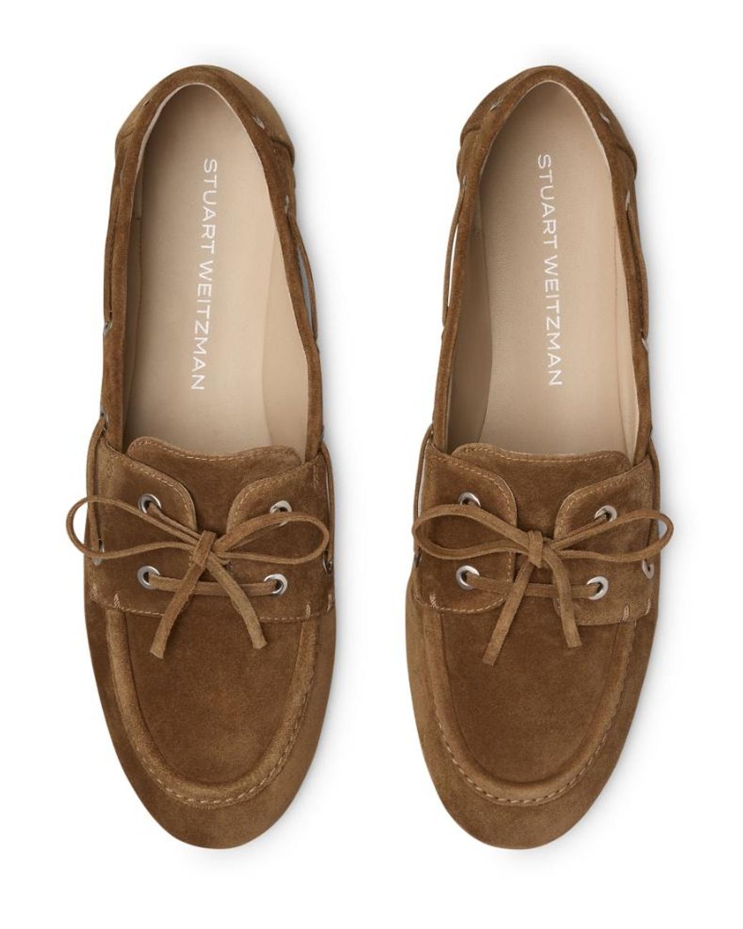 Stuart Weitzman Brown Tinsley Moccasin