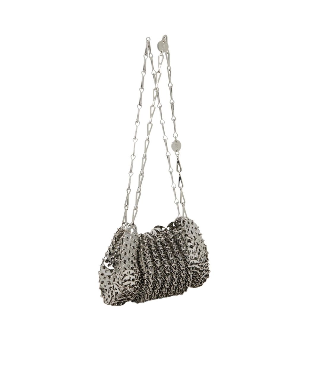 Rabanne White Rabanne Chainmail Shoulder Bag