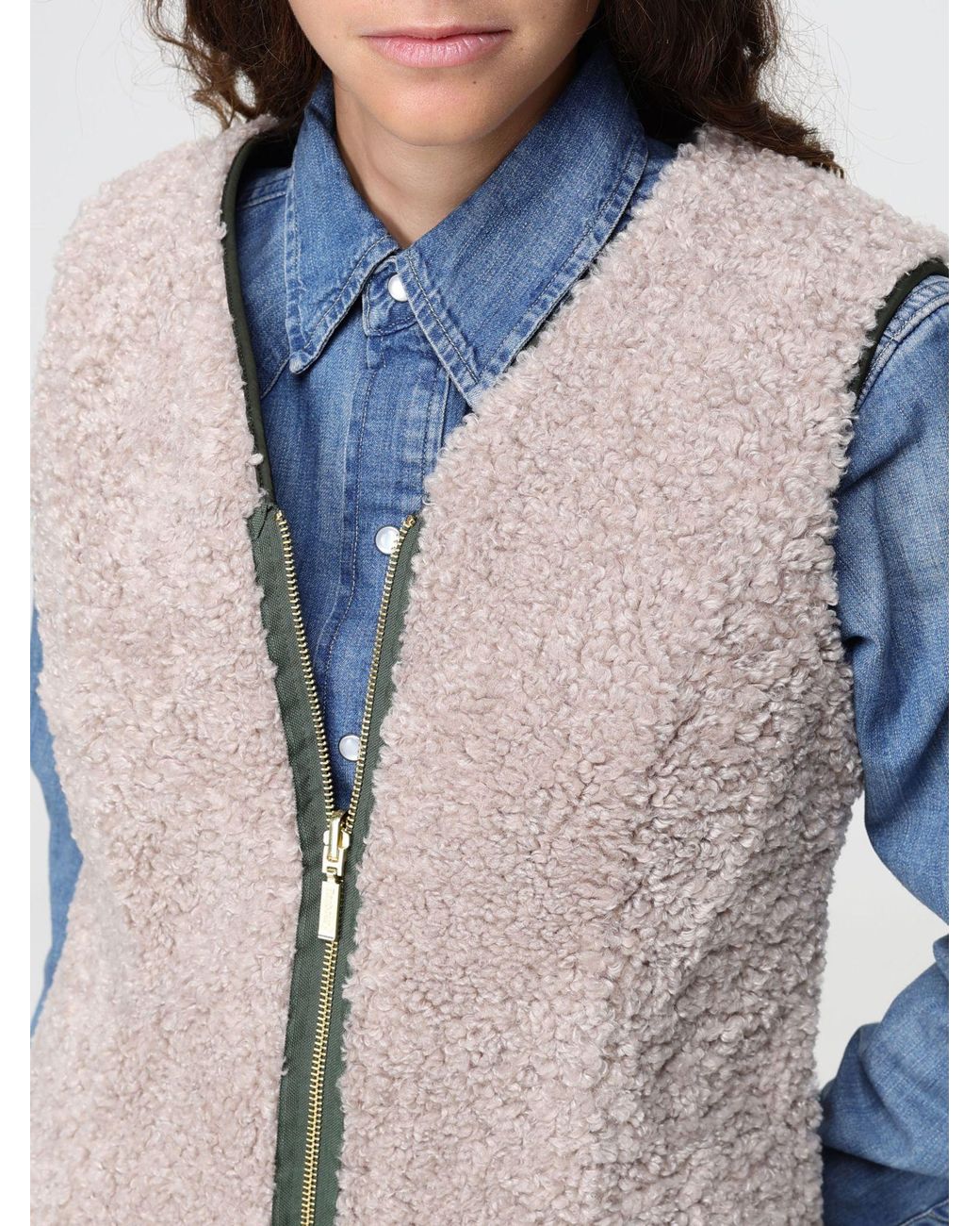 Barbour Green Zip-Up Reversible Gilet