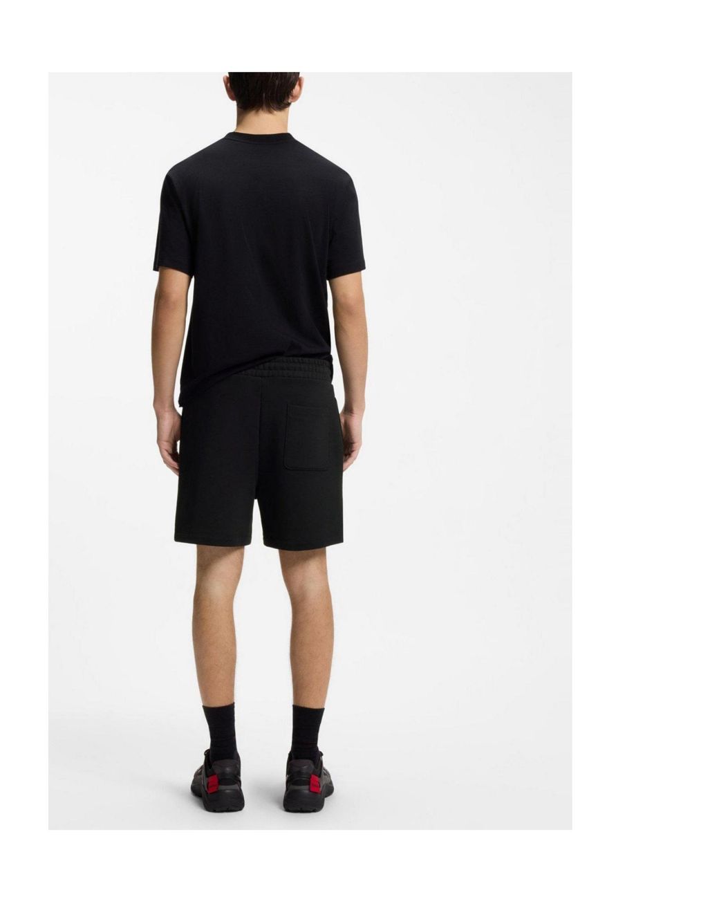Boss Black Elastic Waist Shorts for men