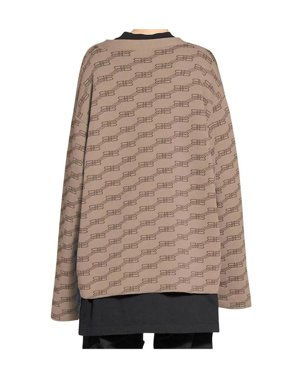 Balenciaga Brown Long-Sleeved Casual Jacket
