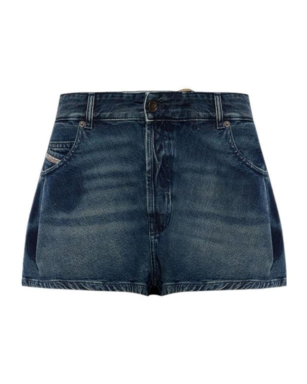 DIESEL Blue De Khelz Denim Shorts
