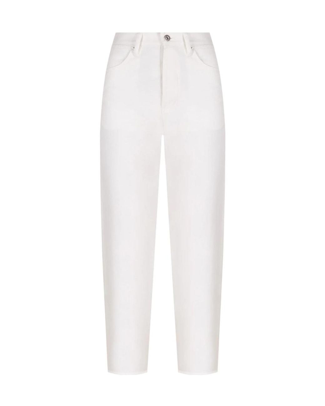 Jil Sander White Straight-Leg Jeans