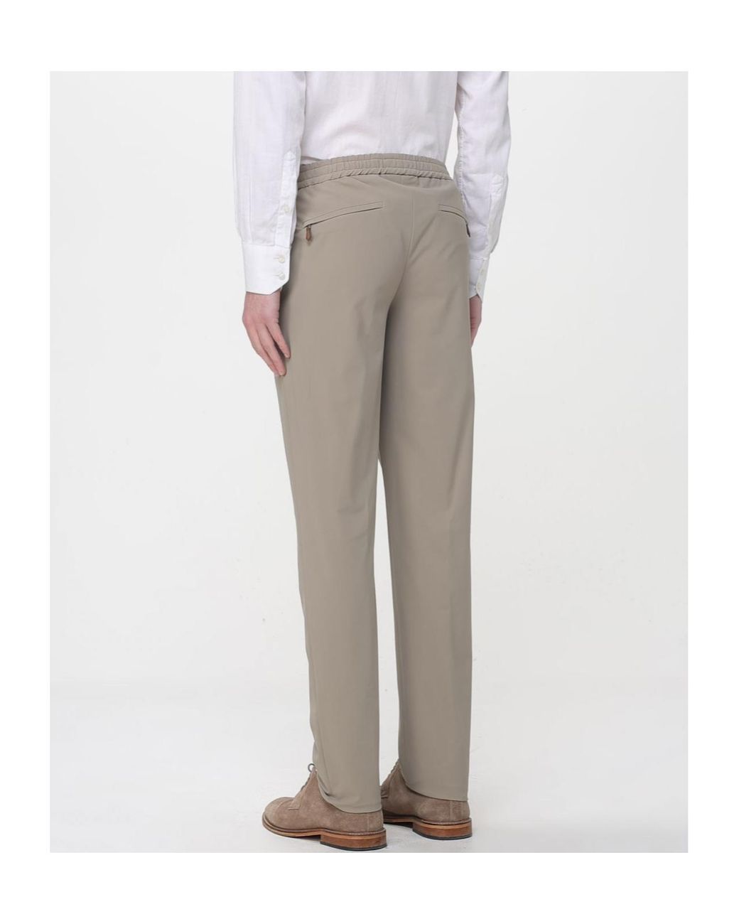 PT01 Gray Pt Torino Drawstring Kinetic Pants for men