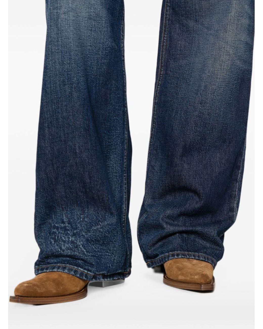 Haikure Blue Straight-Leg Jeans