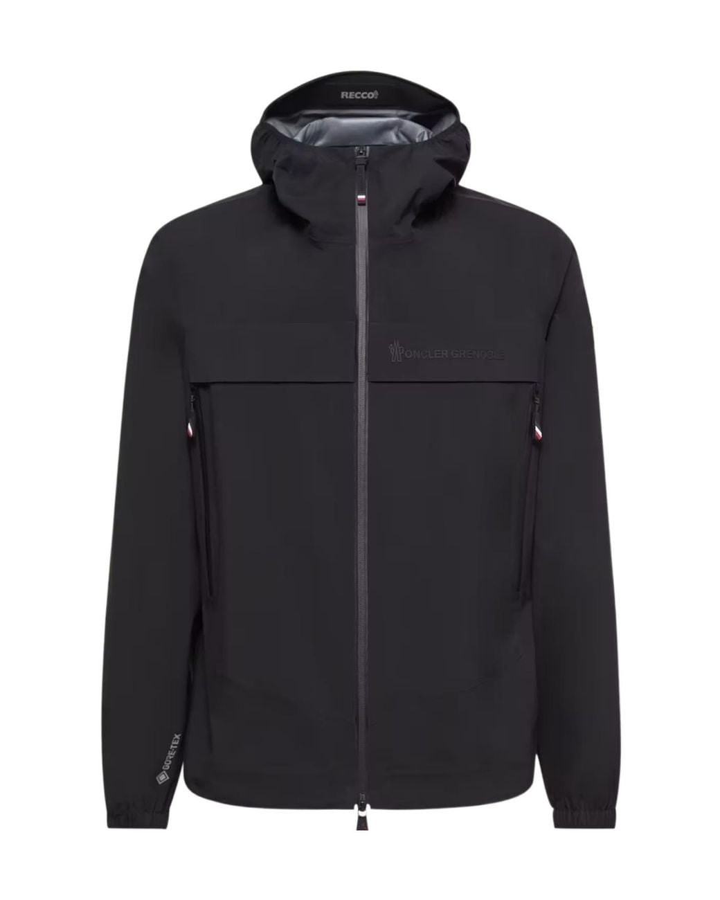 Moncler Blue Grenoble Regular-Fit Hooded Jacket for men