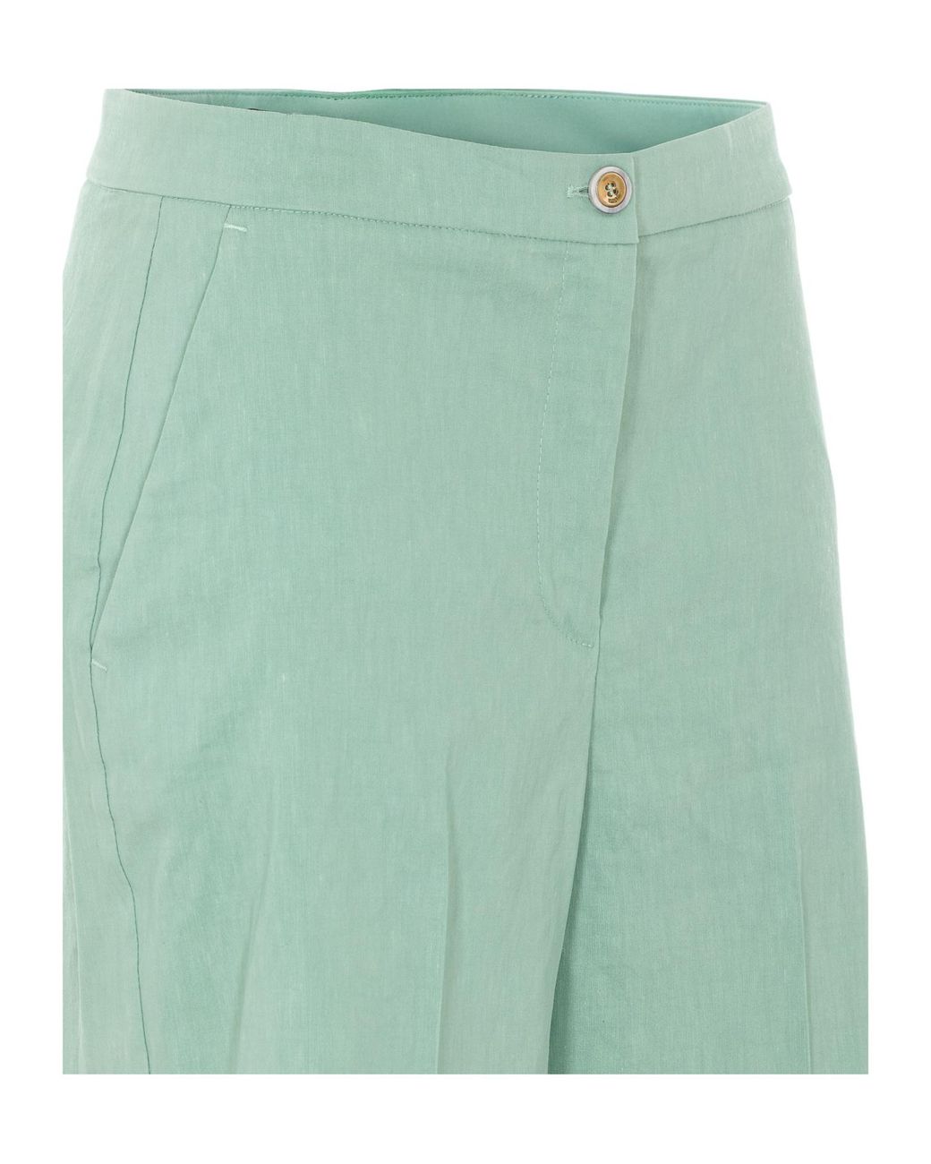 Pinko Green Jacopone Wide-Leg Pants