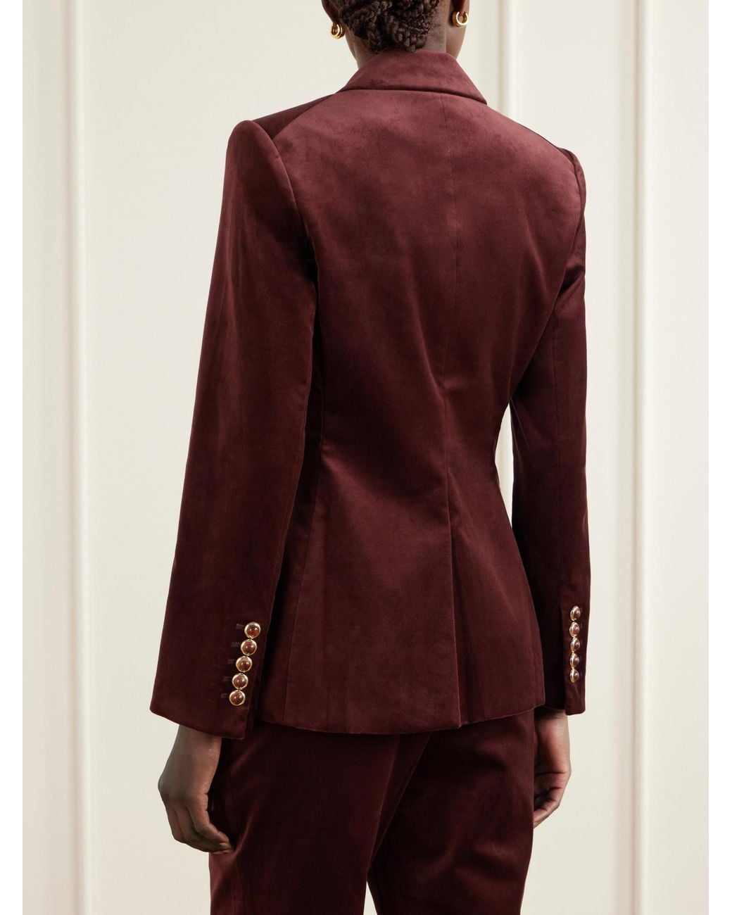 Veronica Beard Purple Raelynn Textured Jacket