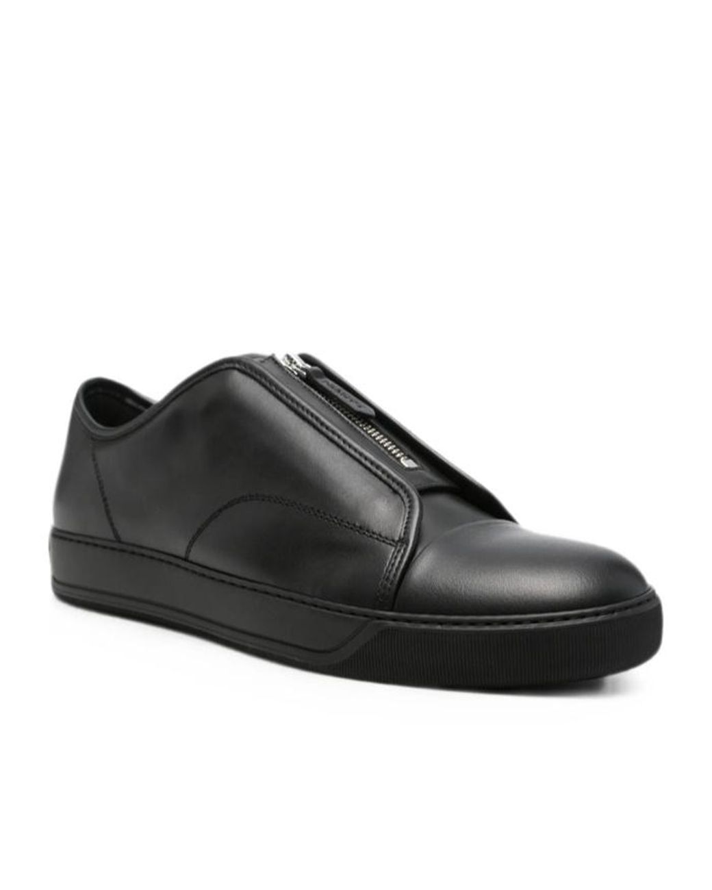Lanvin Black Dbb1 Zip Sneakers for men
