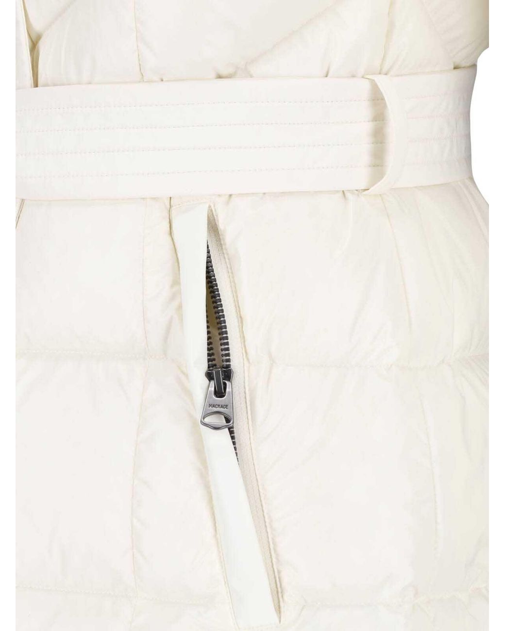Mackage White Calina Quilted Down Coat