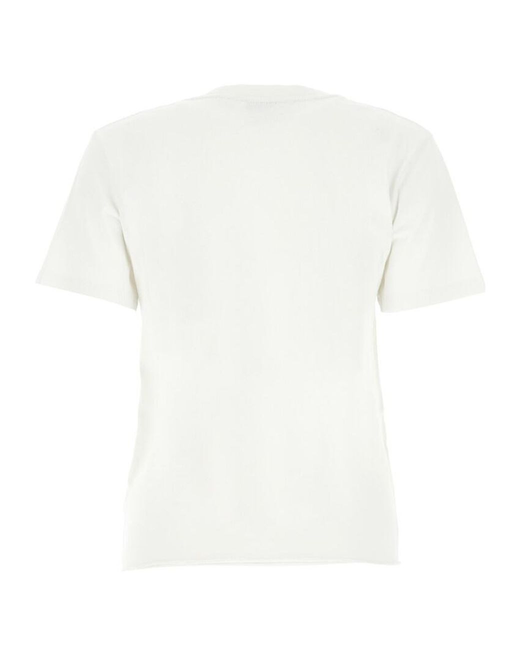 Saint Laurent White Guitar Motif T-Shirt