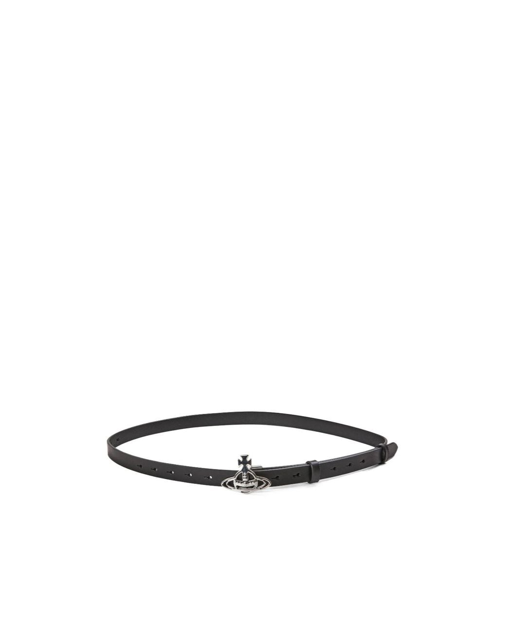 Vivienne Westwood White Simple Belt for men