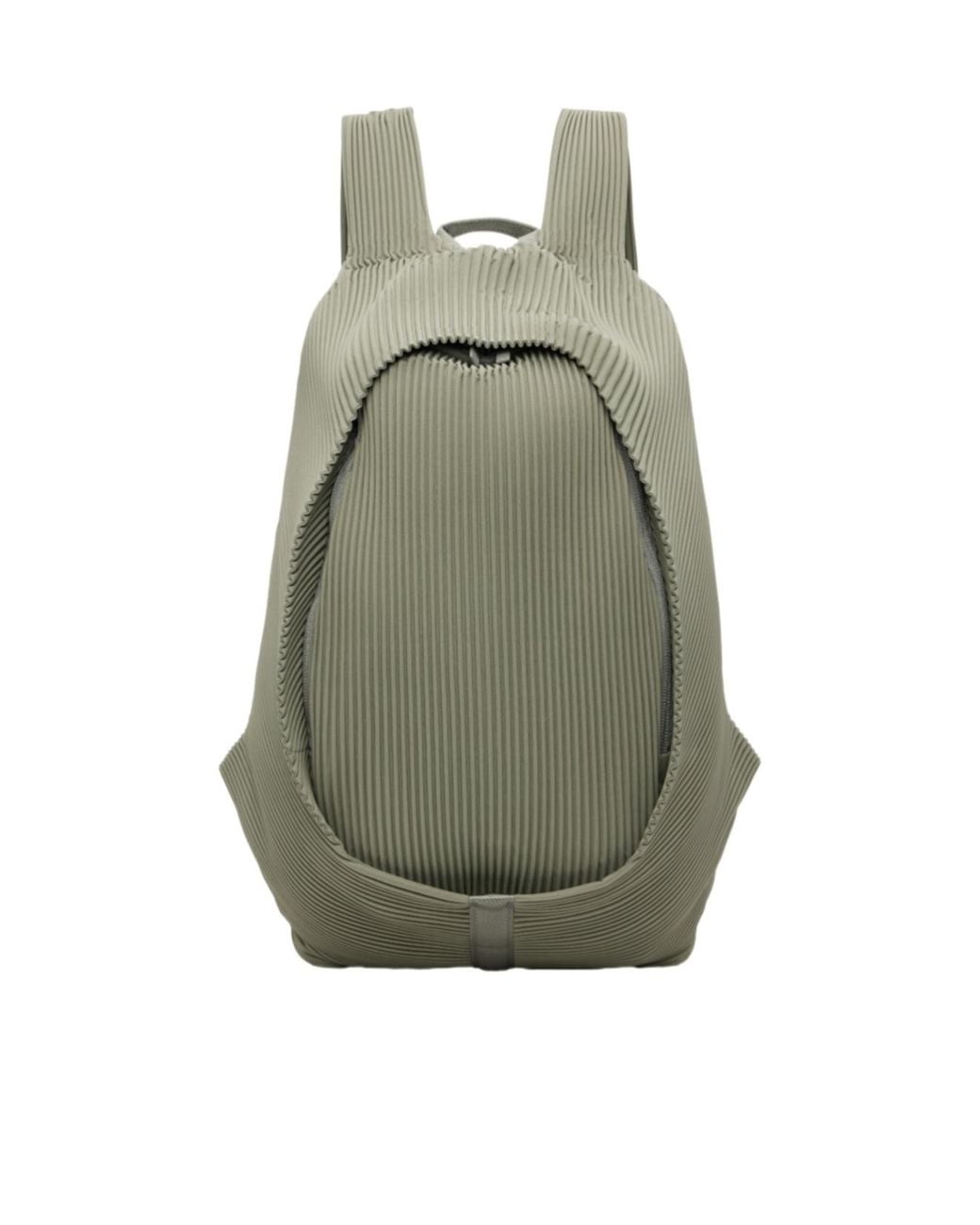 Issey Miyake Pleated Backpack in Green for Men | Lyst