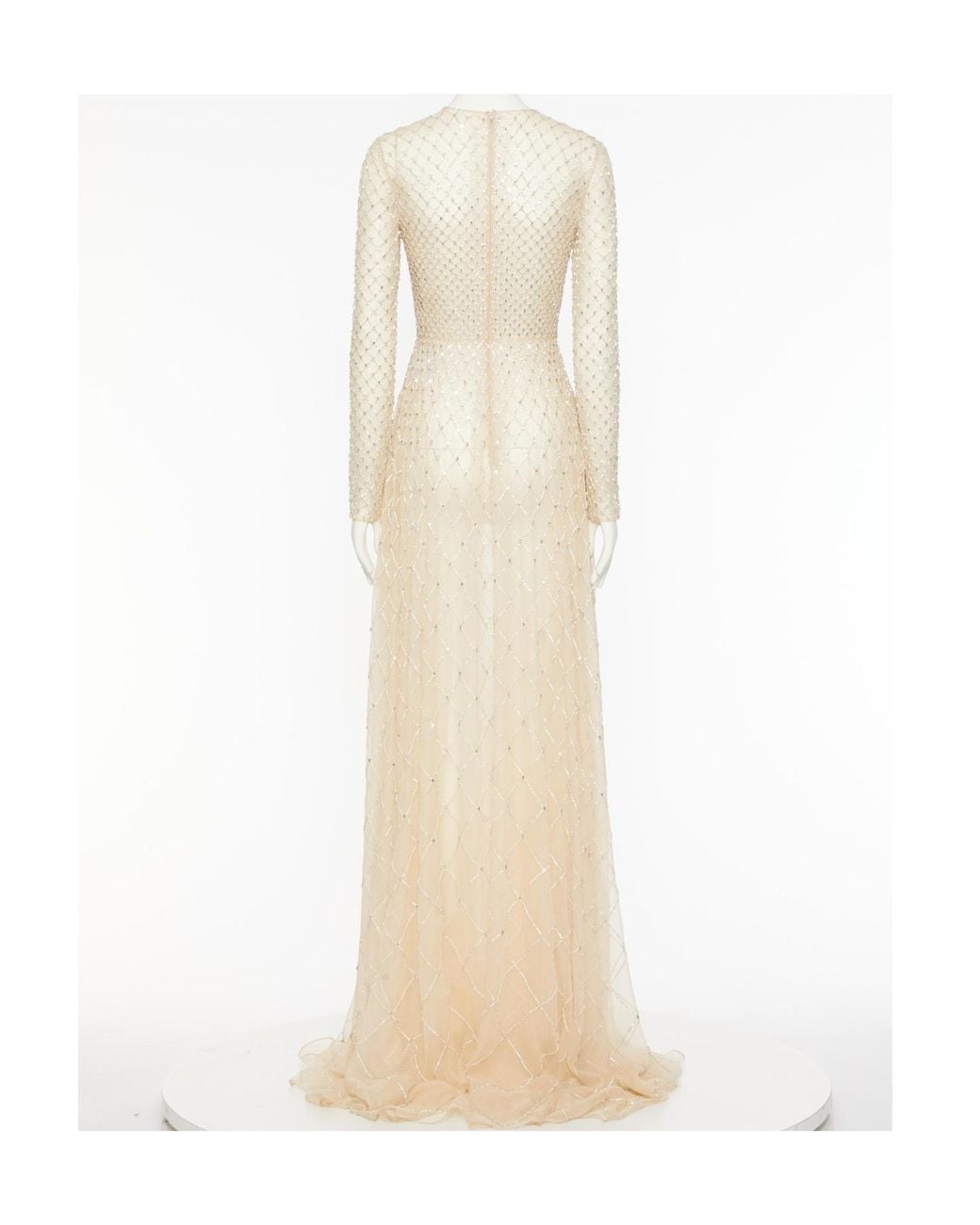 Valentino White Long-Sleeved Dress