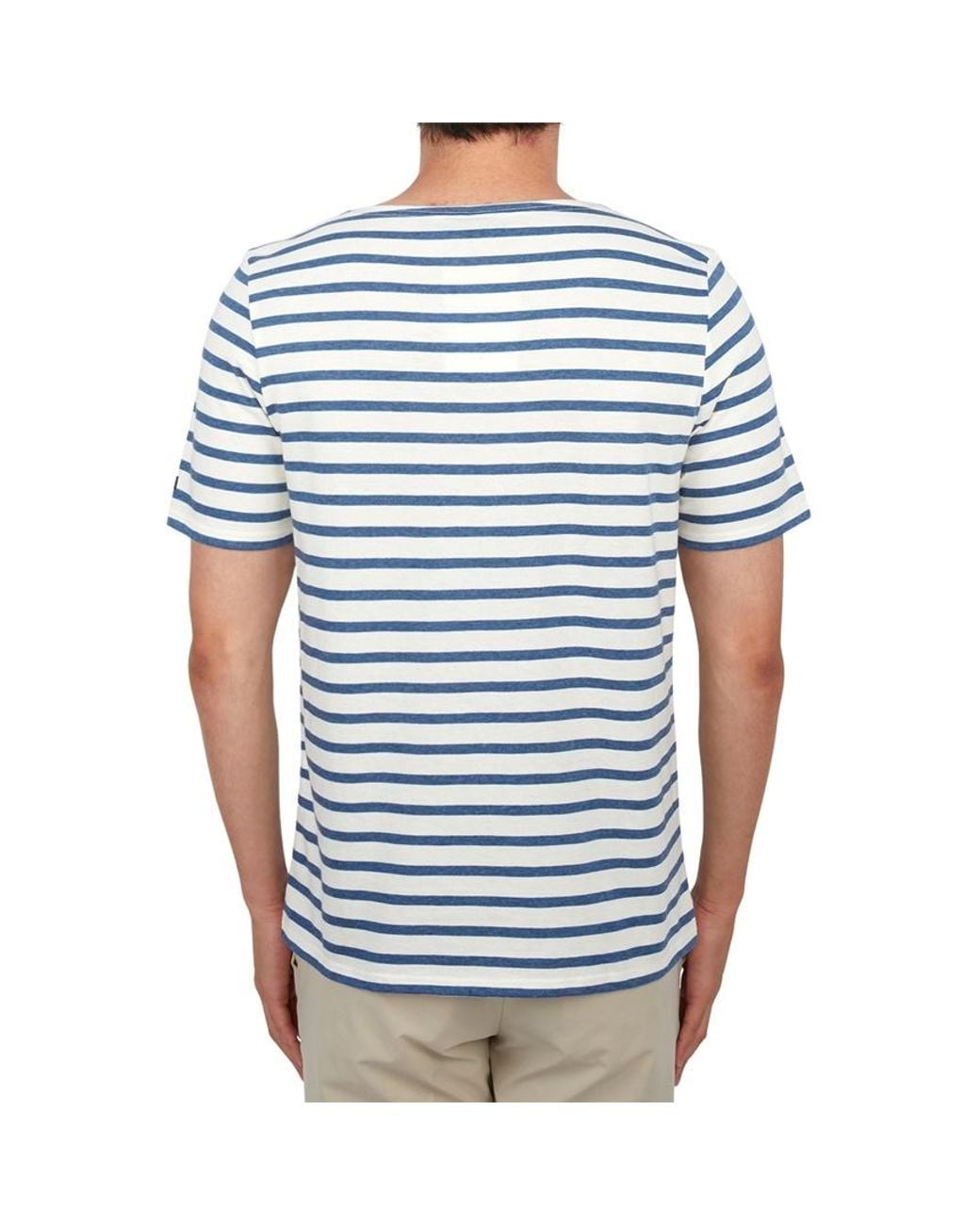 Saint James Blue Open-Necked Shirt for men