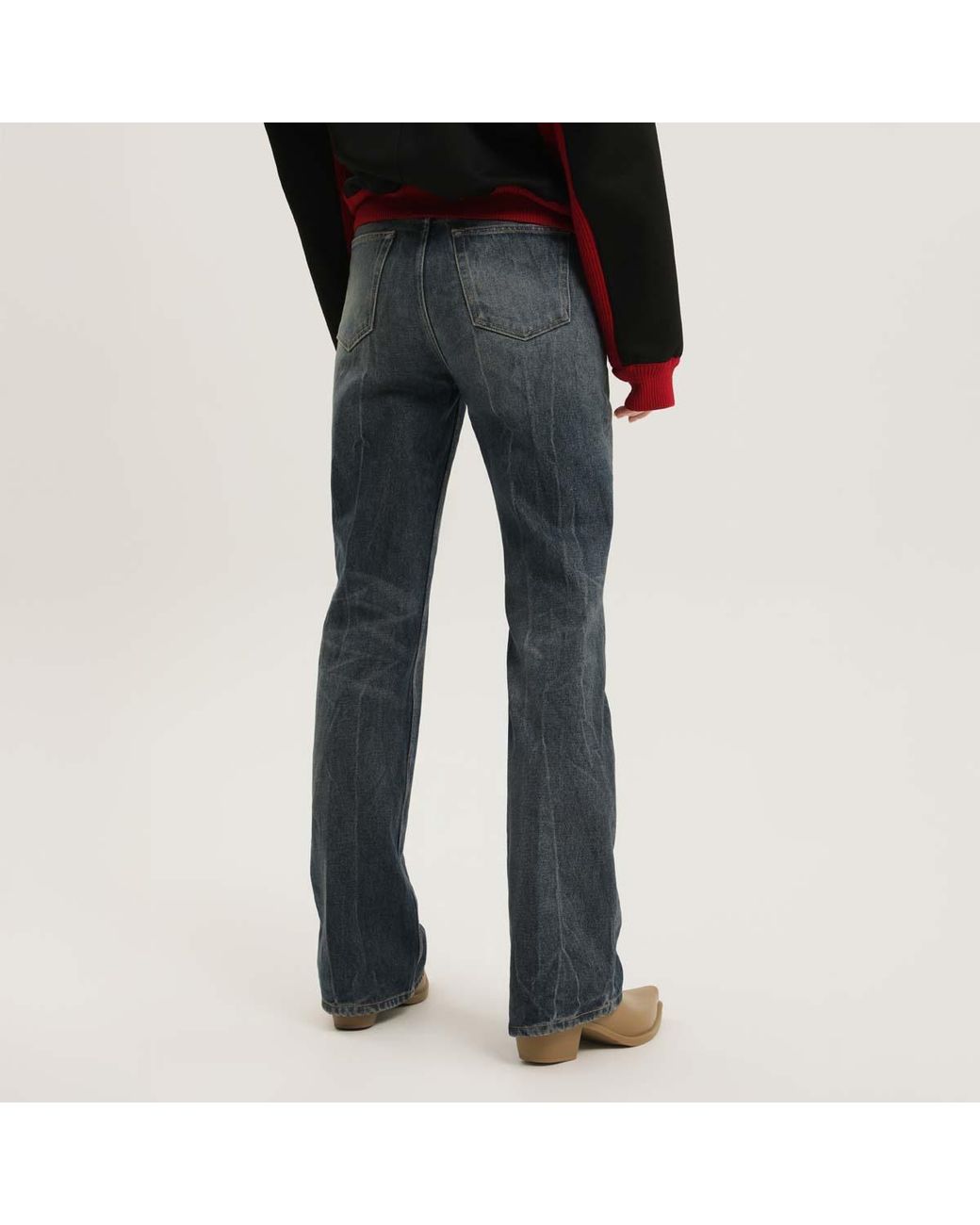 1989 STUDIO Gray Straight-Leg Jeans