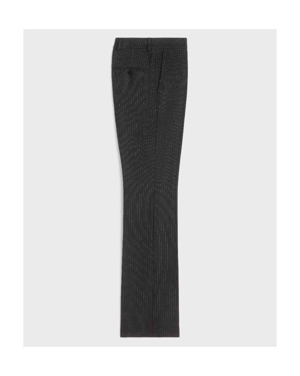 Céline Gray Flared Cropped Pants for men