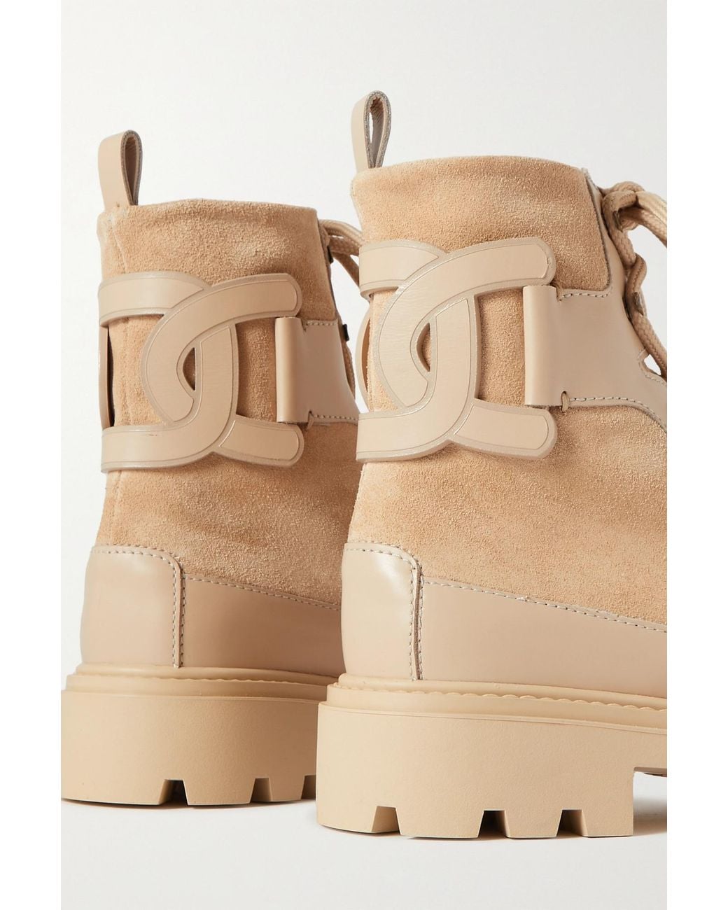 Tod's Natural Logo Boots