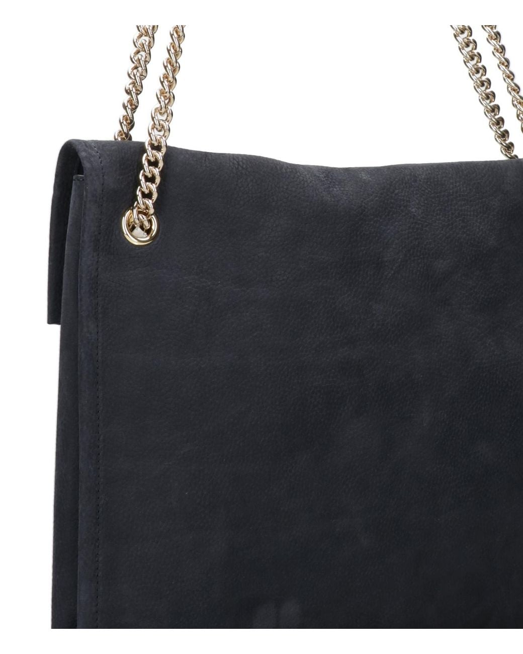 Orciani Black Dual-Handle Shoulder Bag